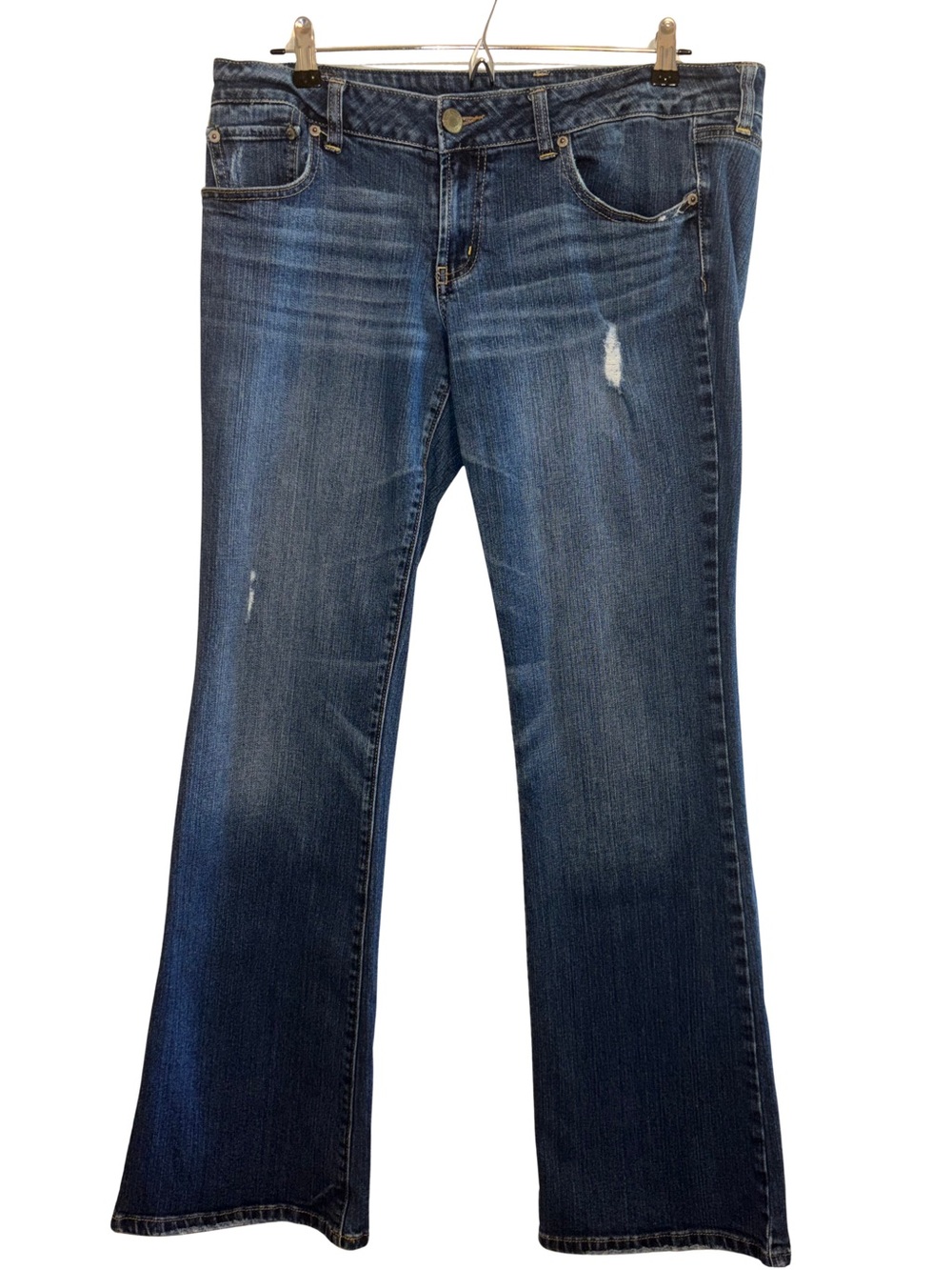 Y2K 2009 American Eagle Outfitters Low Rise Flare Jeans Size 12 Long